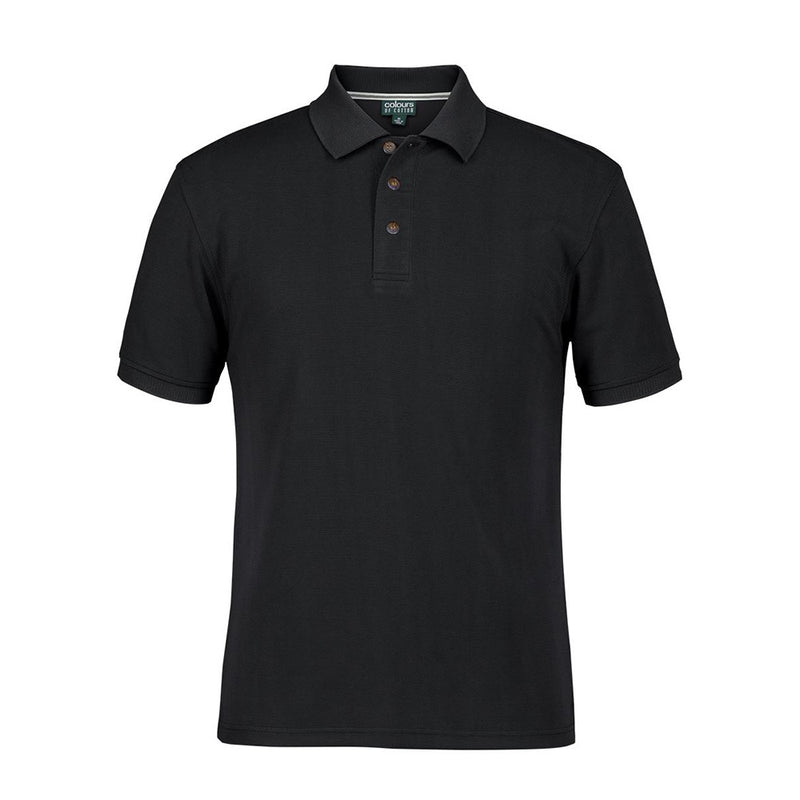 Load image into Gallery viewer, JB's Ottoman Short Sleeve Polo features a classic fit with flat knit sleeve cuffs and collar, crafted from a 50% Modal and 50% Polyester blend, ideal for workplace comfort and durability.