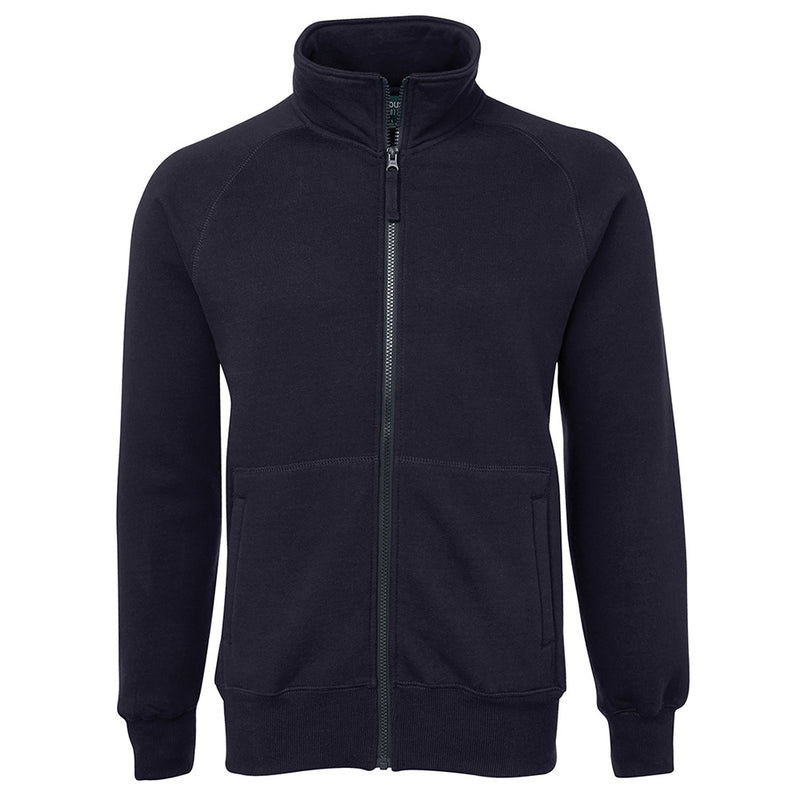 Load image into Gallery viewer, JB's Full Zip Fleece Jumper, featuring a front zipper and two front welt pockets, designed with elastane hem and 2x2 rib cuffs for enhanced comfort, ideal for workplace safety and uniform needs.