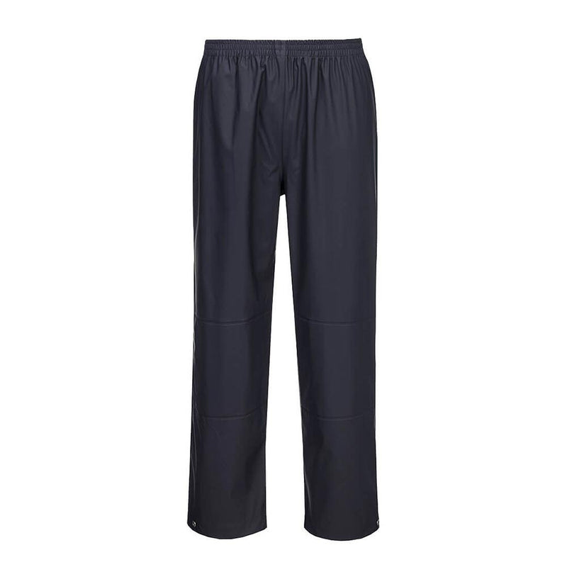 Load image into Gallery viewer, Flexatex Chem Waterproof Pants, shown with an elastic waistband and snap closures at the legs, offer full waterproof protection with heat-welded seams, ideal for safety and comfort in challenging conditions.