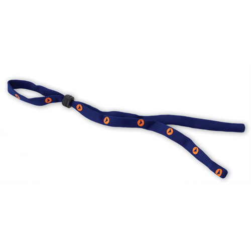 Pro Choice Spectacle Cord designed for ProChoice eyewear, featuring a lanyard with orange circles, made from polycotton for durability and convenience, ideal for active safety environments.