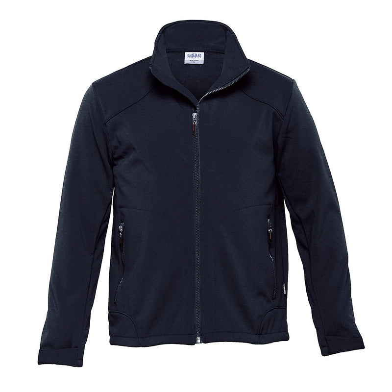 Load image into Gallery viewer, Summit Zip Microfleece Jacket with stand-up collar, two-way zipper, and adjustable Velcro cuffs. Features zippered side pockets and internal storm flap, emphasizing water repellence and wind resistance, ideal for safety-focused work environments.