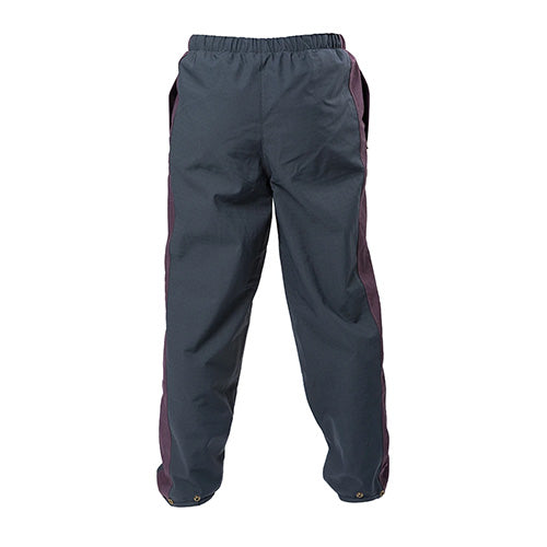 Load image into Gallery viewer, Stormforce Ladies Overtrousers featuring side pockets and a purple stripe, designed for weather protection and comfort, ideal for pairing with the Stormforce parka or winter jacket from Active Safety.