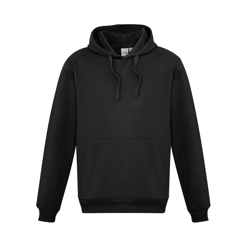 Load image into Gallery viewer, Biz Crew Pullover Hoodie, featuring a front kangaroo pocket, hood with wide drawstring, and ribbed hem and cuffs, showcased as a functional workwear piece from Active Safety's range of reliable apparel.