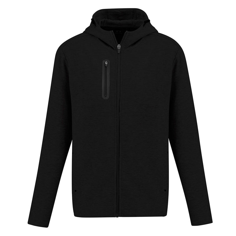 Load image into Gallery viewer, Biz Ladies Neo Hoodie featuring a zipper and ergonomic fit, designed for natural motion and warmth with an attached hood and heat-sealed zippered chest pocket, ideal for active safety wear.