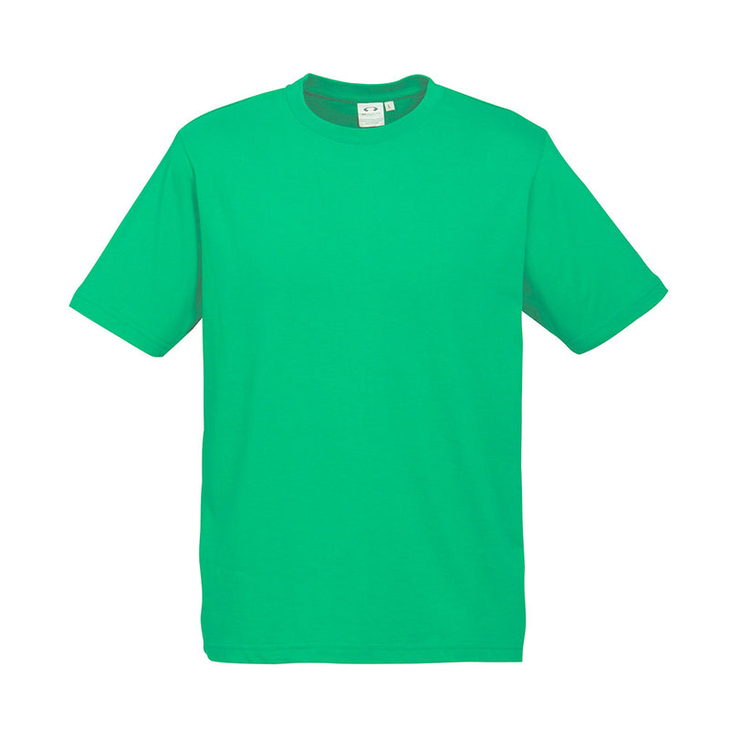 Load image into Gallery viewer, Biz Ice Premium Cotton Tee showcased with quality neck ribbing and twin needle hem, ideal for workplace safety and comfort, reflecting Active Safety's focus on durable, high-performance workwear.