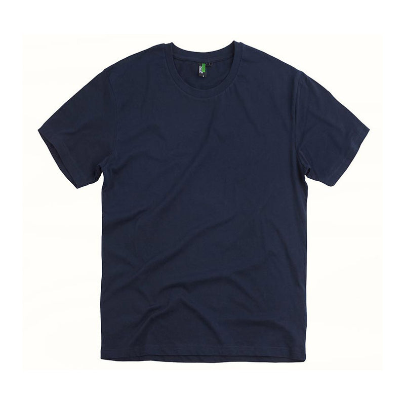 Load image into Gallery viewer, Adults Unisex Cotton Tee featuring durable 180gsm combed cotton, twin-needled shoulders, and an elastane-stabilized neckline, ideal for active and safety-focused environments.