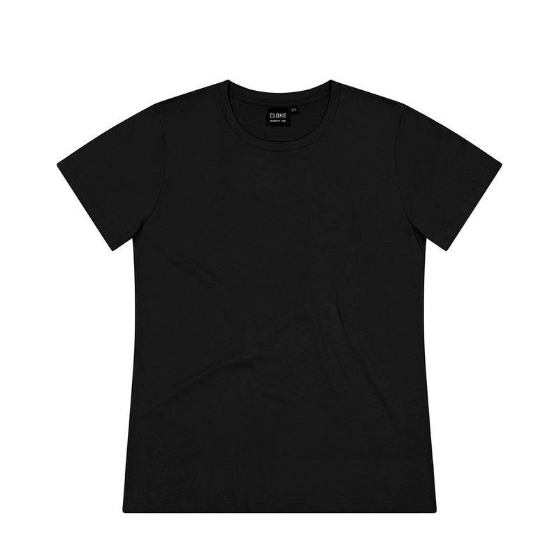 Load image into Gallery viewer, Cloke Silhouette Womens Tee V2, a sleek blank tee designed for customization, features side seams for a tailored fit and twin-needle stitching, ideal for safety work environments and active wear.