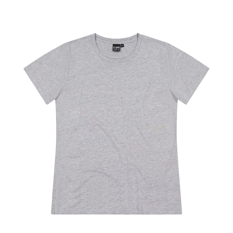 Load image into Gallery viewer, Cloke Silhouette Womens Tee V2, ideal for customization, features a tight knit for superior printability, midweight fabric, and reinforced seams, embodying quality and durability for safety-conscious work environments.