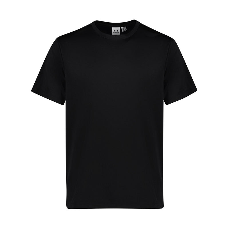Load image into Gallery viewer, Biz Mens Action Short Sleeve Tee made from 100% recycled polyester, featuring a breathable BIZ COOL™ sports knit, rounded neck, and longer length, ideal for active safety and comfort.