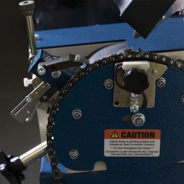 Load image into Gallery viewer, T-Rex Automatic Chain Sharpener displayed, showcasing its robust design for efficiently sharpening various chains. Ideal for professionals in safety and workwear, enhancing productivity with precise, automatic operation.