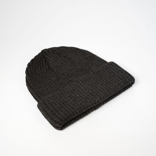 UFlex Fishermans Beanie, a rib-knit hat with a cuffed hem, ideal for workplace safety. Made from a viscose, nylon, and polyester blend, it offers versatile, one-size-fits-all comfort.