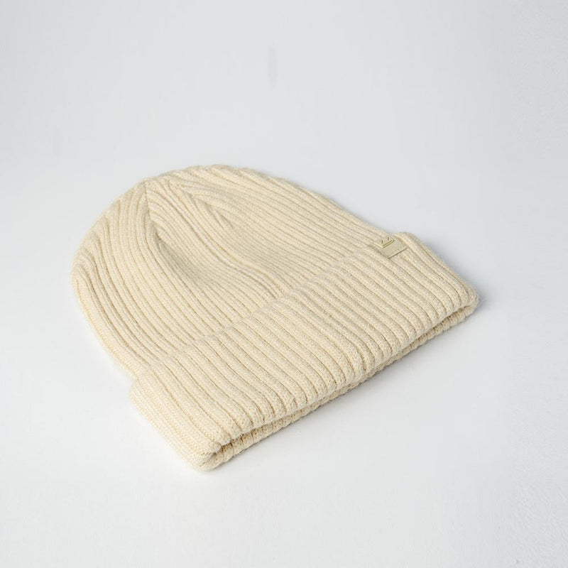 Load image into Gallery viewer, UFlex Fishermans Beanie, a folded knit hat with a ribbed design and cuffed hem, crafted from a viscose, nylon, and polyester blend, offering a versatile fit for workplace safety and outdoor activities.