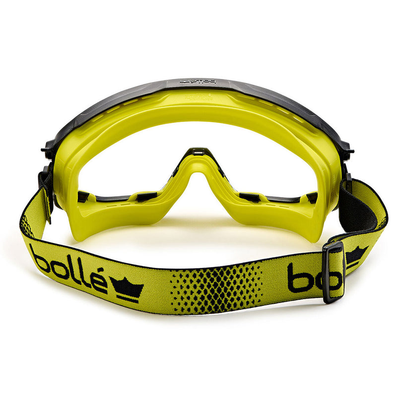 Load image into Gallery viewer, Bolle Universal Indirect Vented Goggle: Clear features ergonomic design and Wave technology for perfect fit and comfort, with a clear lens and Platinum coating, ideal for workplace eye protection.