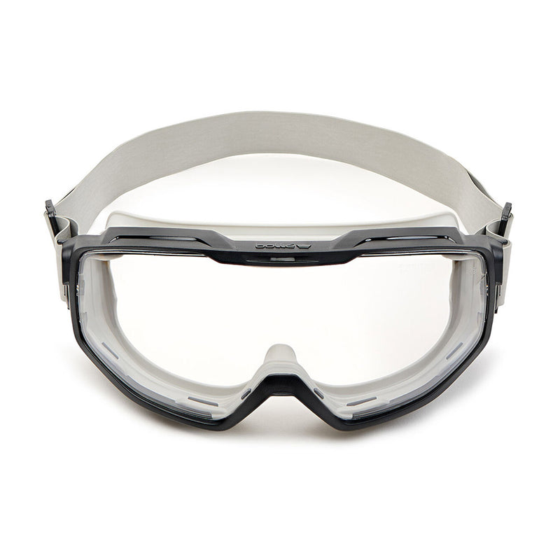 Load image into Gallery viewer, Bolle Universal Goggle Sealed w/ Neoprene Strap: Clear, featuring ergonomic design and Wave technology for a perfect fit, offers superior protection and comfort with Platinum anti-fog coating, ideal for active safety environments.