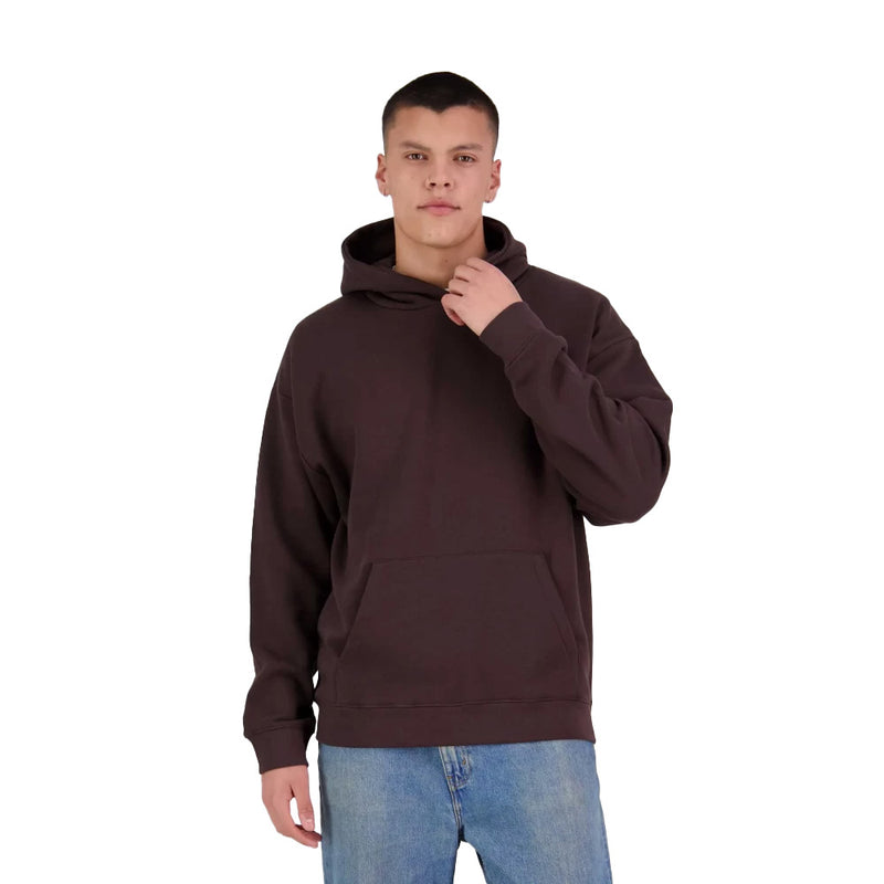 Load image into Gallery viewer, Unplugged Pullover Hoodie 300gsm features a minimalist design with streamlined seams and a box fit, crafted from midweight fabric for durability. Ideal for showcasing artwork, aligning with Active Safety's quality standards.