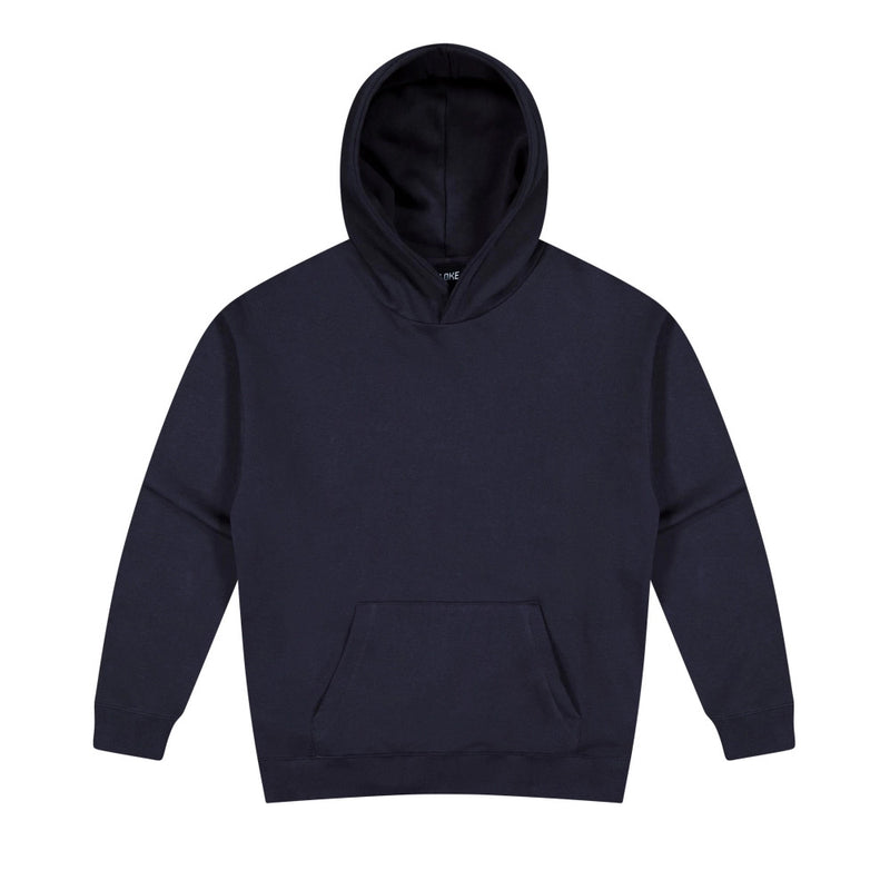 Load image into Gallery viewer, Unplugged Pullover Hoodie 300gsm features a minimalist design with no drawcord, streamlined seams, and a box fit. Made from a durable cotton-polyester blend, it’s ideal for lasting comfort and workplace styling.