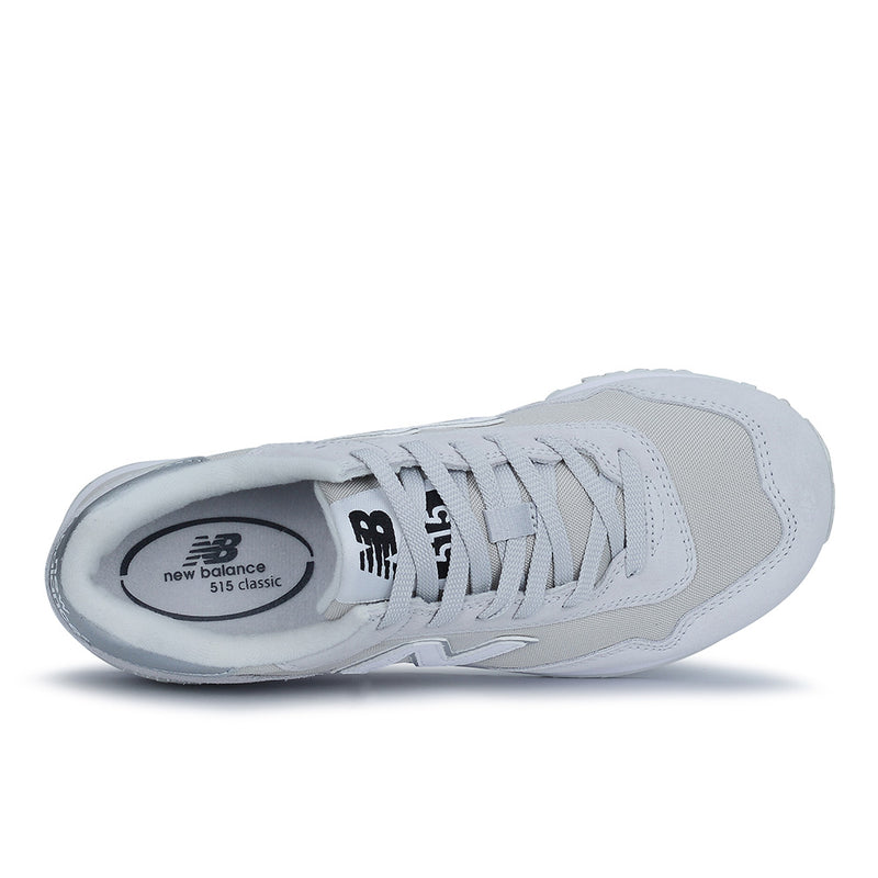 Load image into Gallery viewer, New Balance 515 SR Women's Non-Safety Shoe, Grey, features a slip-resistant rubber outsole, lightweight EVA midsole, and water-resistant Oxford upper with reinforced suede leather, ideal for long work shifts.
