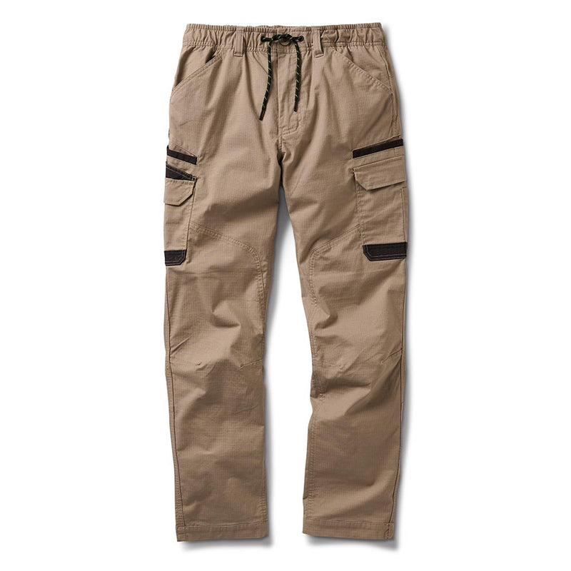 Load image into Gallery viewer, FXD WP-12 Elastic Waist Stretch Ripstop Work Pant features a drawstring waistband, slanted and cargo pockets, and knee darts, ideal for movement and comfort in demanding work environments.