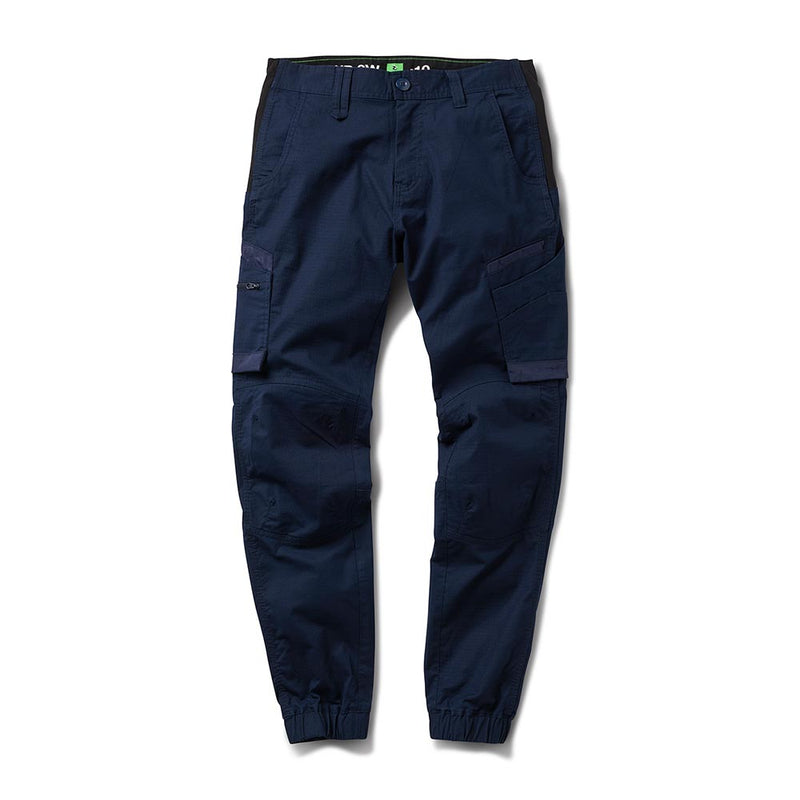 Load image into Gallery viewer, FXD WP-8W Women’s Cuffed Stretch Ripstop Work Pants feature articulated knees, floating cargo pockets, elastic cuffs, and a durable design, ideal for active safety and workwear environments.