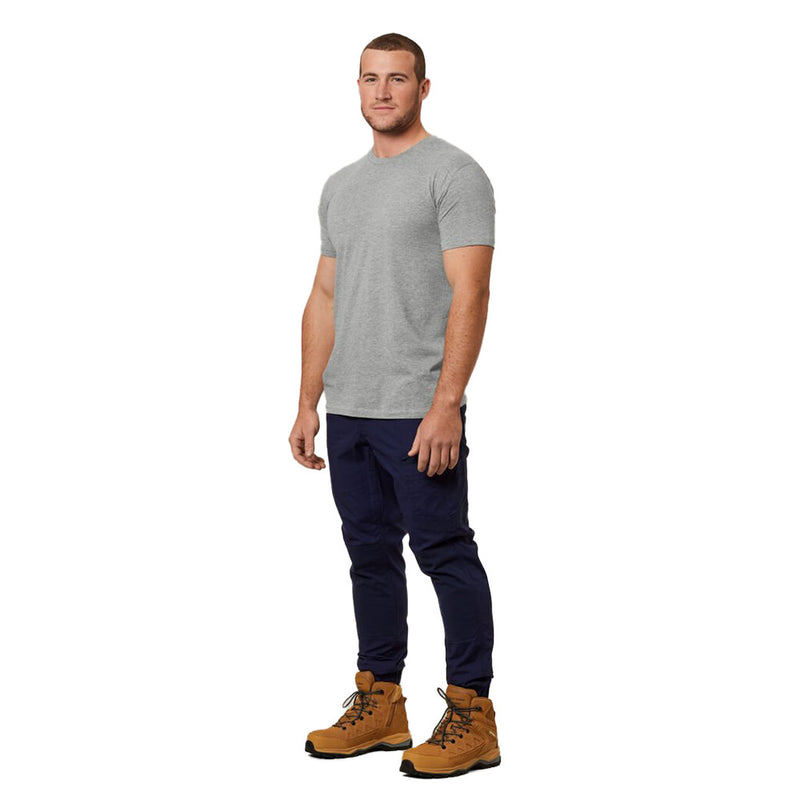 Load image into Gallery viewer, Hard Yakka 3056 Raptor Ripstop Cuffed Cargo Pant displaying durable Ripstop fabric, elastic cuffs, reinforced zones, and a stretchy waistband, designed for optimal performance in work environments.