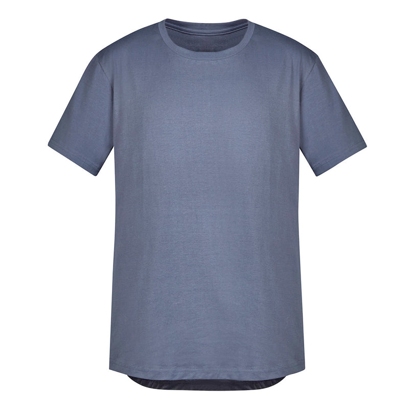 Load image into Gallery viewer, Syzmik Streetworx T-Shirt featuring a modern slim fit, soft breathable cotton fabric, and curved hem, ideal for workplace comfort and style from New Zealand's leading safety and workwear supplier.