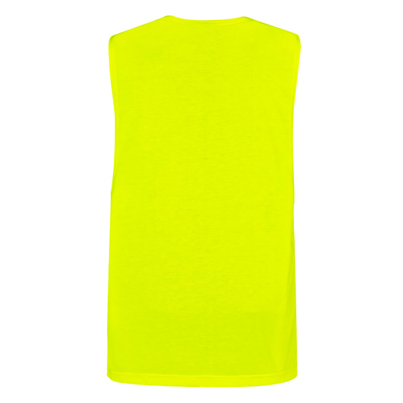Load image into Gallery viewer, Syzmik Hi Vis Sleeveless Tee, featuring a modern fit with drop armholes and taped shoulders for shape retention, crafted from soft, breathable fabric for comfort, ideal for active work environments.