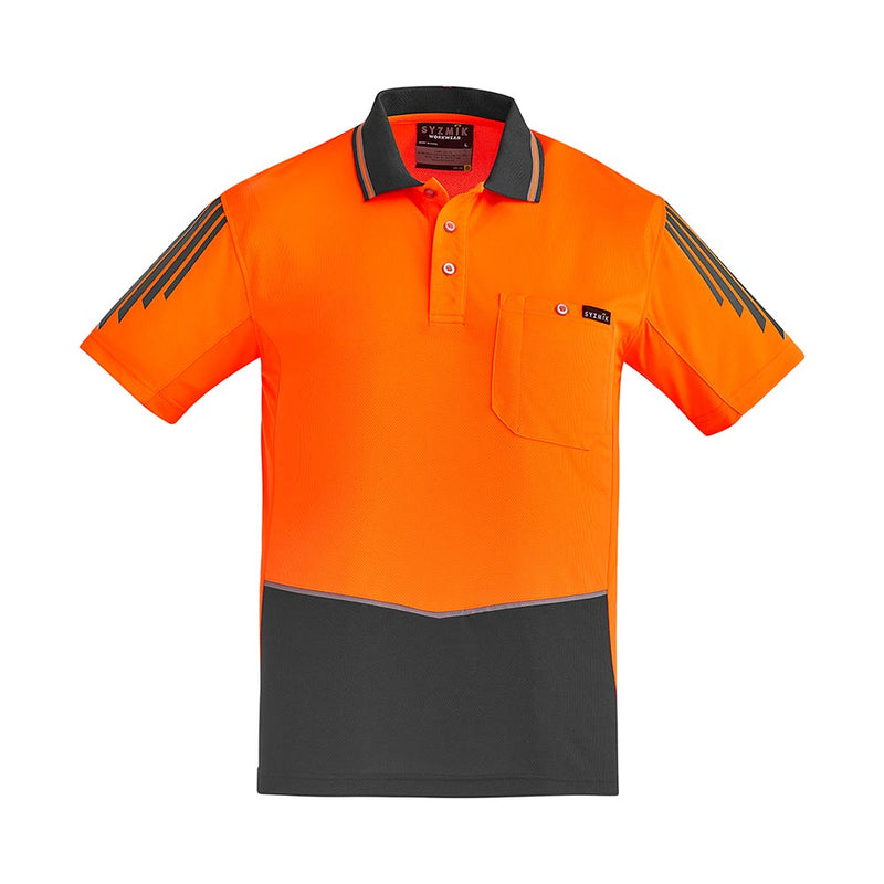 Load image into Gallery viewer, Syzmik Flux Hi Vis Polo Shirt