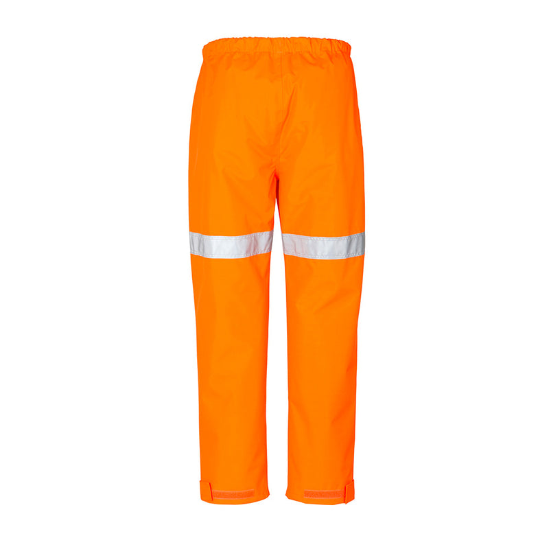 Load image into Gallery viewer, Syzmik Taped Storm Trouser featuring reflective stripes and ankle zip openings, crafted from waterproof 300D Oxford Polyester with fully seam-sealed construction and an elasticated waist, ideal for safety work environments.