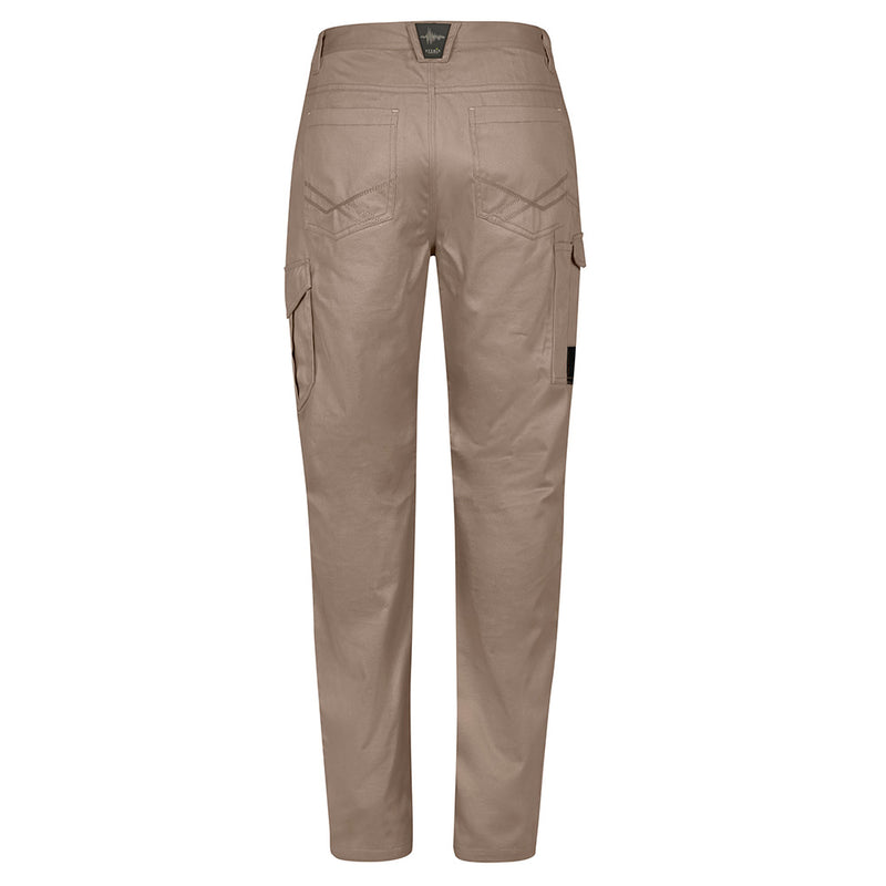 Load image into Gallery viewer, Syzmik Summer Cargo Pant with multiple pockets, including a large cargo pocket and mobile phone pocket, designed for modern fit and work comfort, showcased against a plain background.