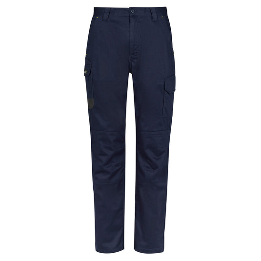 Syzmik Summer Cargo Pant featuring a modern fit, visible large cargo pocket, and multiple utility pockets, crafted from lightweight cotton fabric for comfort, ideal for safety-focused work environments.