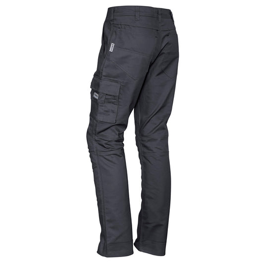 Syzmik Rugged Cooling Cargo Pant featuring a modern fit, visible multi-functional pockets, and reinforced stress points, designed for durability and comfort. Ideal for active work environments with enhanced airflow and movement flexibility.