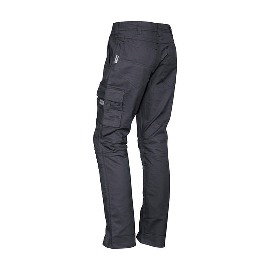 Syzmik Mens Rugged Cooling Cargo Pant, Stout, featuring a durable double-layer hem and knee, with ten multi-functional pockets, including a mobile phone and ruler pocket, designed for optimal movement and ventilation.