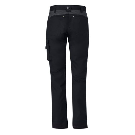 Syzmik Streetworx Tough Pant featuring a modern straight fit with reinforced knees, multiple pockets including a mobile phone pocket with Phone Guard Technology, ideal for workwear in safety environments.