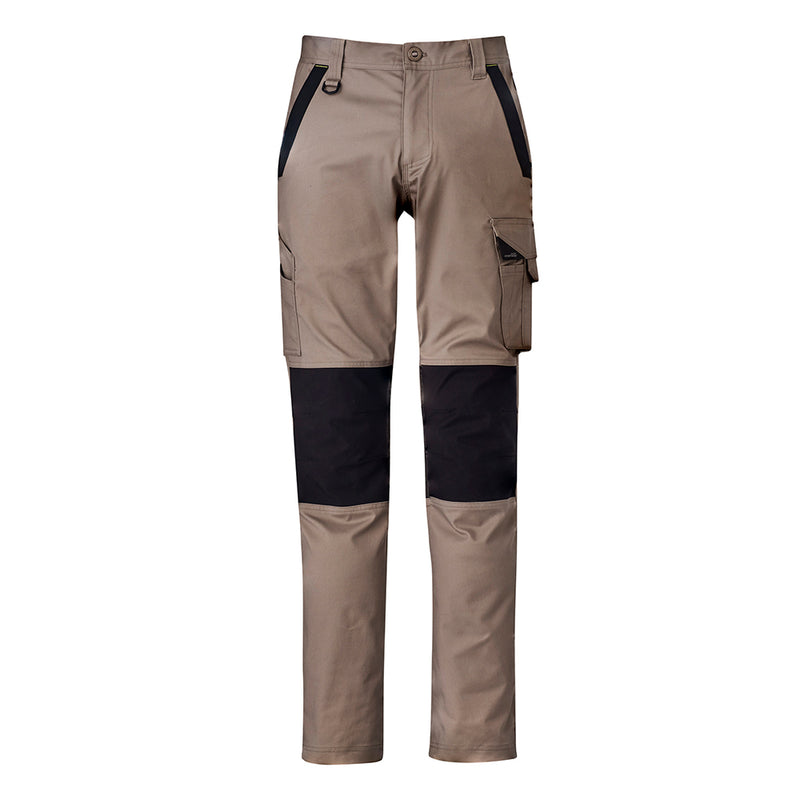 Load image into Gallery viewer, Syzmik Streetworx Tough Pant showcasing durable design with multiple pockets, reinforced knees, and stretch fabric for comfort, ideal for safety and workwear enthusiasts from Active Safety.