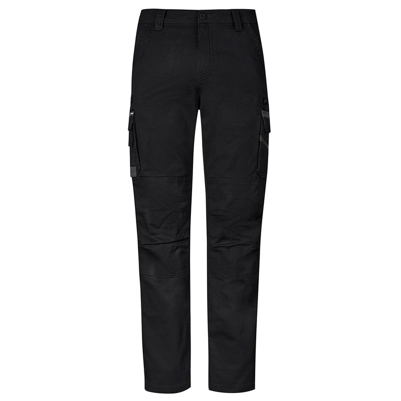 Load image into Gallery viewer, Syzmik Streetworx Heritage Pant featuring a slim fit with durable canvas weave, double-layer knee, and triple-stitched crotch. Equipped with large zip and cargo pockets, ideal for tough work environments.