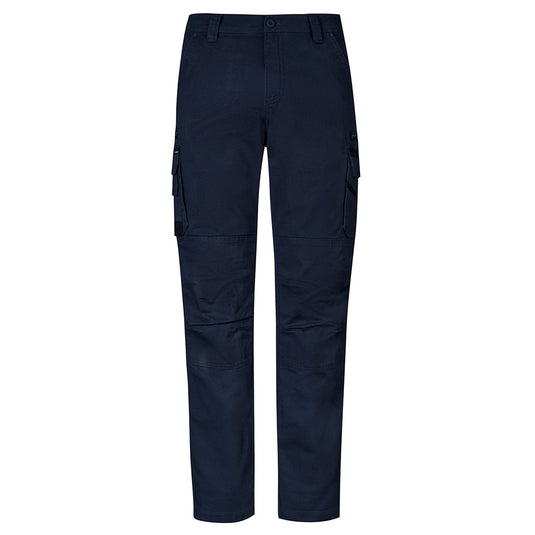 Syzmik Streetworx Heritage Pant featuring multiple functional pockets, including zip, cargo, and pen pockets, designed for durability with double-layer knee and triple-stitched crotch, perfect for tough work environments.