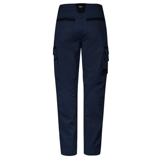Syzmik Streetworx Heritage Pant featuring durable canvas weave, visible double-layer knee, and triple-stitched crotch, with multiple functional pockets, ideal for rigorous work environments.