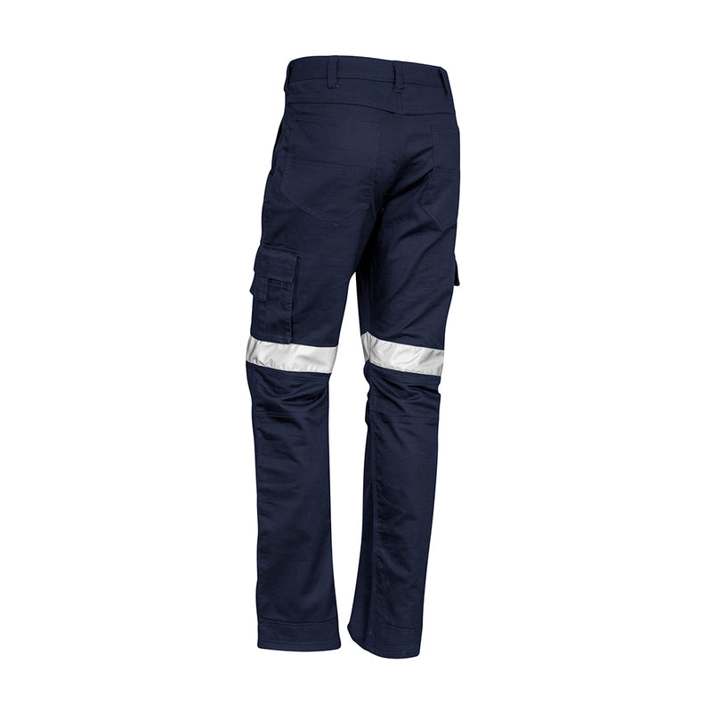 Load image into Gallery viewer, Syzmik Rugged Cooling Ripstop Taped Pant showcasing durable design with 10 multi-functional pockets and reflective tape, ideal for safety-focused workwear. Features include reinforced stress points and modern fit for active movement.