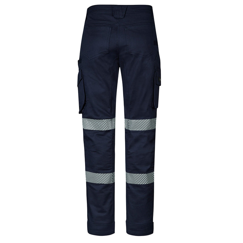 Load image into Gallery viewer, Syzmik Rugged Cooling Stretch Segmented Taped Pant features reflective stripes and multiple pockets, ideal for workplace safety and comfort, with a modern straight fit and durable, lightweight ripstop fabric.