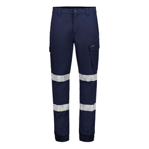 Syzmik Essential Stretch Taped Cuffed Cargo Pant, Navy image