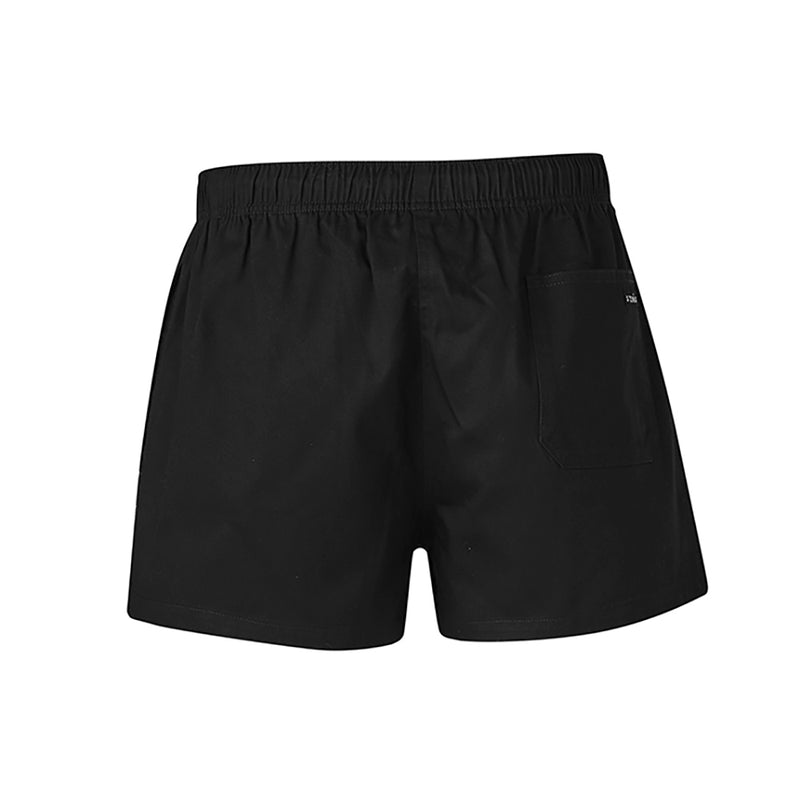 Load image into Gallery viewer, Syzmik Cotton Rugby Shorts featuring an elastic waist with internal drawstring, two side waist pockets, and one back hip pocket, ideal for summer workwear from Active Safety's reliable collection.