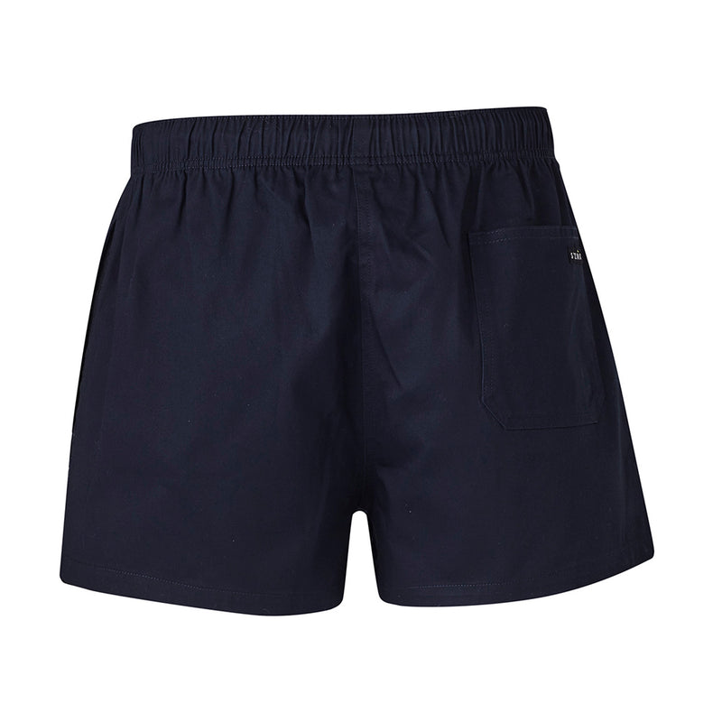 Load image into Gallery viewer, Syzmik Cotton Rugby Shorts with elastic waist and internal drawstring, featuring two side waist pockets and one back hip pocket, ideal for summer work environments. Perfect for Active Safety's workwear collection.