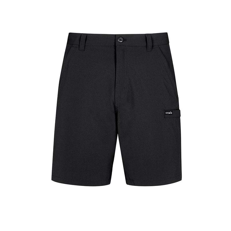 Load image into Gallery viewer, Syzmik Mens Lightweight Outdoor Short featuring super lightweight, stretch fabric with functional pockets, including a sunglasses zip pocket with microfiber lining, ideal for active safety and professional settings.
