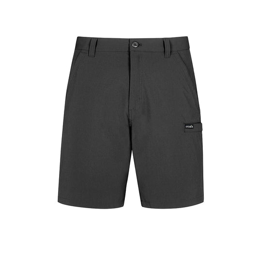 Syzmik Mens Lightweight Outdoor Short with multi-functional pockets, including a zip pocket for sunglasses. Crafted from stretch fabric, these shorts offer modern fit and comfort, ideal for active workplace environments.