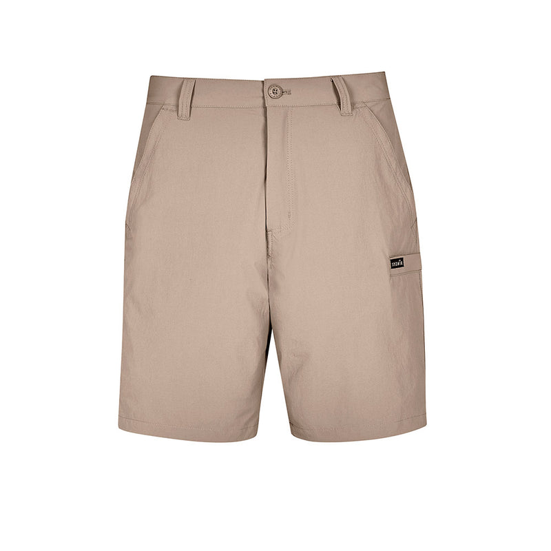 Load image into Gallery viewer, Syzmik Mens Lightweight Outdoor Short with functional pockets, including a microfiber-lined sunglasses zip pocket, offers stretch fabric for comfort and freedom, ideal for professional settings in hot conditions.