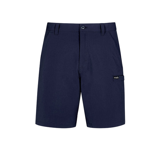 Syzmik Mens Lightweight Outdoor Short with functional pockets, including a sunglasses zip pocket, designed for enhanced movement and comfort, ideal for professional and active environments. Perfect for New Zealand's safety and workwear needs.