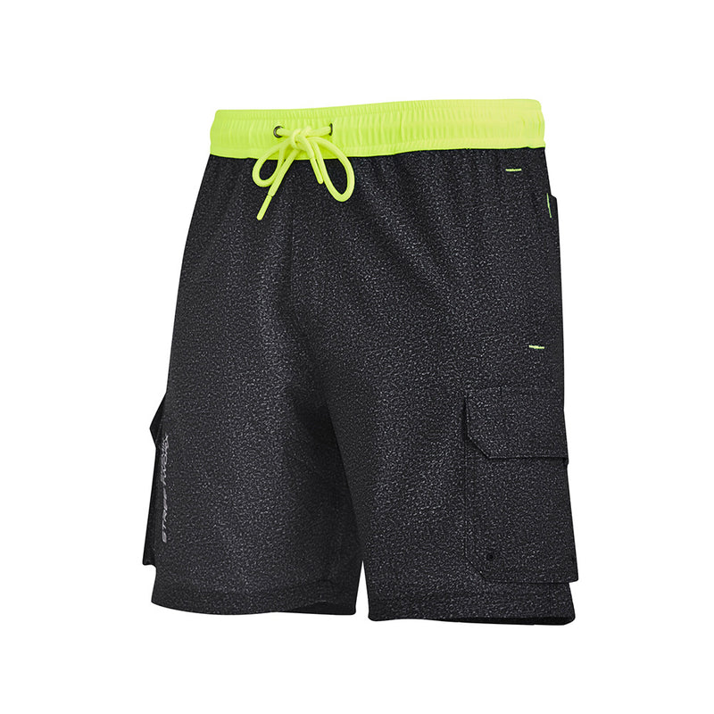 Load image into Gallery viewer, Syzmik Streetworx Stretch Board Short, designed for workplace and surf versatility, features multiple pockets with drainage, reinforced stress points, and a concealable drawstring waist, ideal for New Zealand's active safety needs.