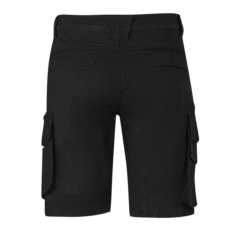 Load image into Gallery viewer, Syzmik Streetworx Curved Cargo Short with multiple pockets for tools and essentials, featuring a modern straight fit with curved leg panels for enhanced movement, ideal for workplace safety and comfort.