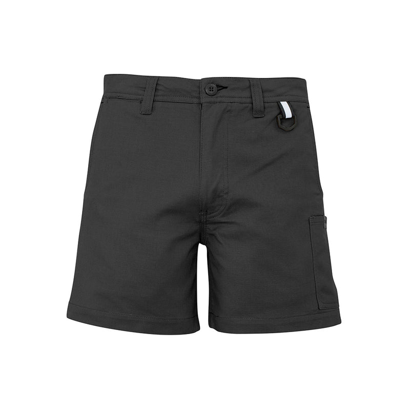Load image into Gallery viewer, Syzmik Rugged Cooling Mid Thigh Short, crafted from durable cotton ripstop, features a mobile phone pocket and modern shorter fit, ideal for active safety and workwear needs. Perfect for freedom of movement.
