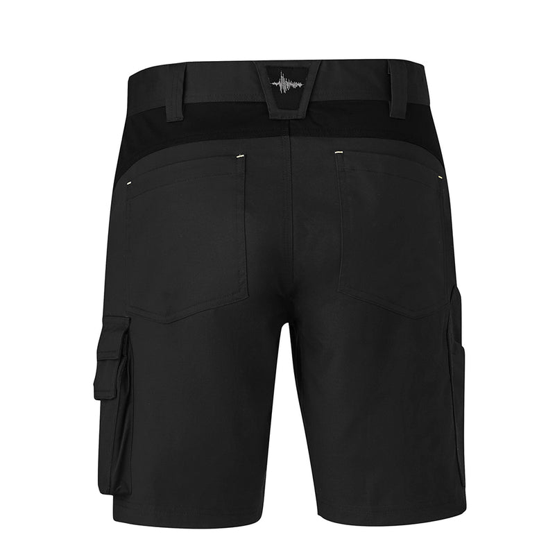 Load image into Gallery viewer, Syzmik Streetworx Tough Short with multi-tool pocket, mobile phone guard, and large cargo pocket, showcasing a modern straight fit with reinforced seams for durability and comfort.